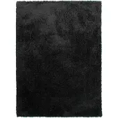 NATURL. Tapis shaggy | Blaze Noir | 80x150cm | Anthracite | Rectangulaire | Tapis