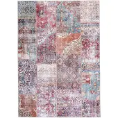 FRAAI Tapis patchwork | Azara Rouge | 300x400cm | Rouge | Rectangulaire | Tapis