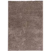 NATURL. Tapis à poils longs | Lofty Taupe | 140x200cm | Taupe | Rectangulaire | Tapis