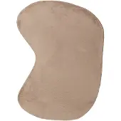 NATURL. Tapis à poils courts – Cozy Ripple Taupe | 230x330cm | Taupe | Forme libre | Tapis