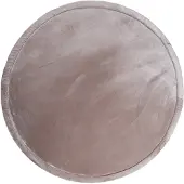 Little Olly Tapis de jeu rond | Jip Taupe | Ø 120cm | Taupe | Rond | Tapis enfants