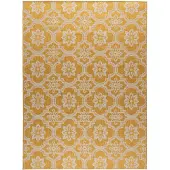 FRAAI Volero - Tapis d’extérieur – Rio Flower Jaune - 120x170cm