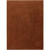 FRAAI Tapis scandinave | Lova Frames Terracotta | 120x170cm | Terracotta | Rectangulaire | Tapis