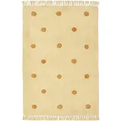 Little Olly Tapis pour chambre d’enfant – Lou Dots Jaune | 140x200cm | Jaune | Rectangulaire | Tapis enfants