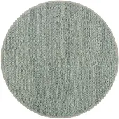 Studio Clarice Tapis rond en laine | Twist Vert | Ø 240cm | Vert | Rond | Tapis