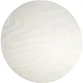 FRAAI Tapis scandinave rond | Charm Shapes Blanc | Ø 200cm | Blanc | Rond | Tapis