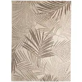 FRAAI Tapis d'extérieur | Tiga Palm Taupe | 120x170cm | Taupe | Rectangulaire | Tapis d'extérieur
