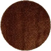 NATURL. Tapis rond lavable | Clean Marron Foncé | Ø 120cm | Marron | Rond | Tapis