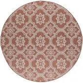 De Onlinewinkelier b.v. Volero - Tapis d’extérieur rond – Rio Flower Rose - Ø 200 cm
