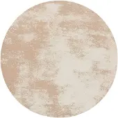 Studio Clarice Tapis rond abstrait | Candice Taupe | Ø 120cm | Taupe | Rond | Tapis