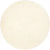 NATURL. Tapis rond à poils longs – Wish Crème | Ø 140cm | Crème | Rond | Tapis