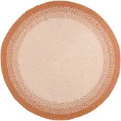 Studio Clarice Tapis rond intérieur & extérieur – Florence Terra | Ø 160cm | Terracotta | Rond | Tapis
