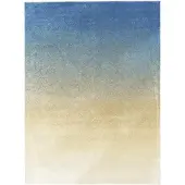 Studio Clarice Tapis abstrait – Mellow Bleu/Jaune | 200x290cm | Bleu | Rectangulaire | Tapis