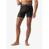 Smartwool Merino Print Brief Boxers Noir L Homme