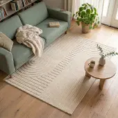FRAAI Tapis scandinave | Charm Arches Beige | 230x330cm | Beige | Rectangulaire | Tapis