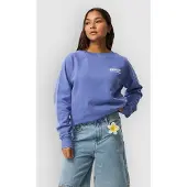 Rip Curl Surf Puff Raglan Relaxed Sweatshirt Bleu 2XS Femme