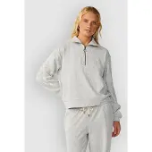 Rip Curl Cosy Half Zip Sweatshirt Gris S Femme