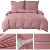 Łóżkoholicy Lozkoholicy Lumera Ensemble de literie 200x220 Rose Brodé