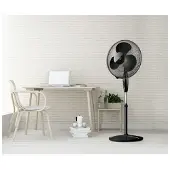 Taurus Ventilateur Sur Pied 40 Cm 45w Noir