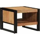 vidaXL Table basse 50x50x38 cm en bois massif d'acacia