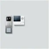 Siedle SIE Set CVB 850-1 E/W Set vidéo Basic acier inoxydable brossé (210008746-00)