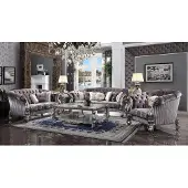AEA Sofa Dreisitzer Sofas Couch Polster Garnitur Leder Barock Rokoko Wohnlandschaft