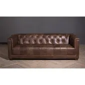 AEA Chesterfield 3+1 Sitzer Sofagarnitur Sofa Couch Leder Couchen Garnitur