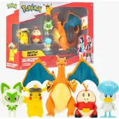 Pokémon Figurines d'action Pokémon, lot de 6