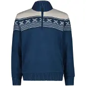 CMP Pull en tricot à col zippé