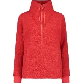 CMP 32p3806 Half Zip Sweatshirt Rouge 2XS Femme