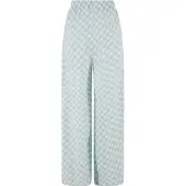 Urban Classics Pantalon 'Resort' bleu / blanc