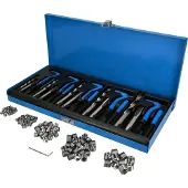 BRILLIANT TOOLS Kit de réparation de filetage 146 pièces - BT541150