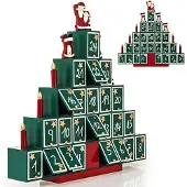 Spiel Werk Calendrier de l'Avent en Bois 'Sapin de Noël'