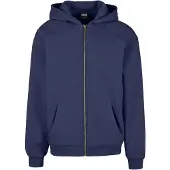 Urban Classics Tb7284 Full Zip Sweatshirt Bleu 5XL Homme