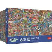 Trefl Puzzle 300 pièces « Spy Guy » - « Seek & Find City Break » de