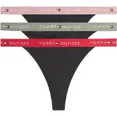 Tommy Hilfiger Underwear String vert clair / rose / rouge / noir