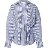 Rich & royal Chemisier bleu foncé / blanc