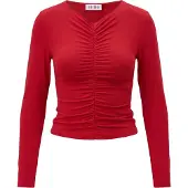 EDITED The Label T-shirt 'Karolina' rouge