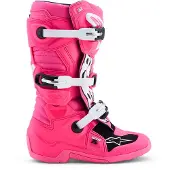 Alpinestars Bottes Tech 7S Junior Pink Fluo Black White