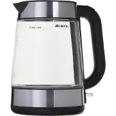 Ariete 2874 Bouilloire électrique 1,7 L 2200 W Acier inoxydable, Transparent