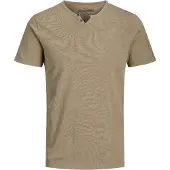 Jack & Jones T-Shirt 'JJESplit' beige