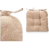 Gift Decor Satz 2 braune Stuhlkissen 40x40cm (40 x 40 cm)