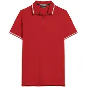 Superdry Sportswear Relaxed Tipped Short Sleeve Polo Rouge XL Homme