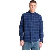 Timberland Flannel Check Regular Long Sleeve Shirt Bleu XL Homme