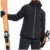 Roxy - Doudoune de ski - Snowyhill Puffy Jacket True Black - Taille XS - Noir
