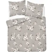 Detexpol Home Satin Literie Coton satiné Fleurs 160x200