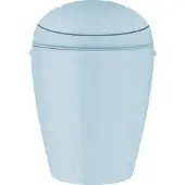 Koziol Seau DEL XS de , 2 litres, avec couvercle à charnière, en plastique recyclé, couleur bleu