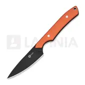 CIVIVI High Grass Field Knife C25084-1, Blackwashed 14C28N, Orange G10 couteau de chasse, Matt Gentry design