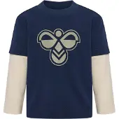 Hummel T-Shirt gentiane / gris clair
