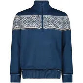 CMP Pull en maille à col zippé